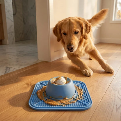 LickNest™ Interactive Pet Slow Feeder Bowl