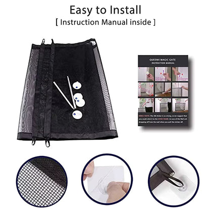 Portable Dog Gate —Without Drilling or Bulky Metal Gates